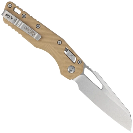 Microtech MSI S/E Fluted Tan G10, Stonewashed M390MK by Tony Marfione