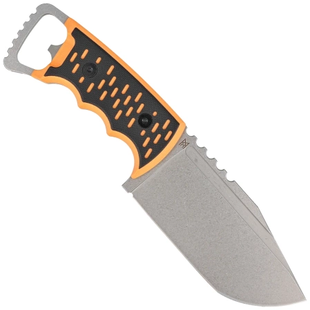 Nóż Midgards Messer Njord XXL Black/Orange G10, Stonewashed CPM 3V (MM003)