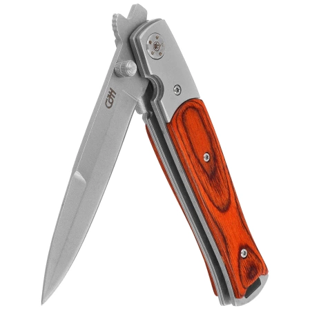 Nóż składany Herbertz CJH Italian Stiletto Pakka Wood, Satin 420 (10000330)