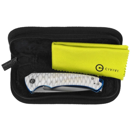 Civivi Voidflare Greyish White Resin, Satin 14C28N (C24040-2)