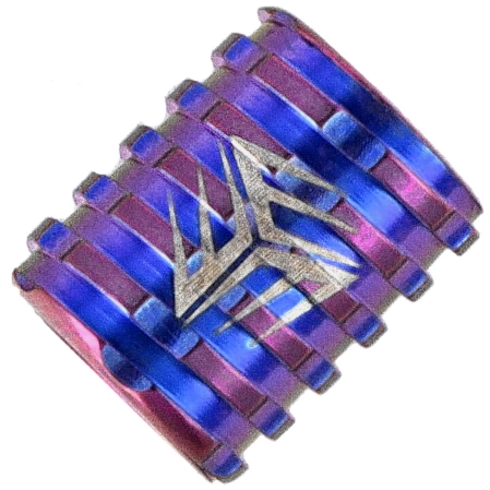 WeKnife Titanium Paracord Bead, Purple (A-02B)