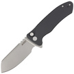 Kubey Creon Knife Black G10, Beadblasted AUS-10 (KU336E)