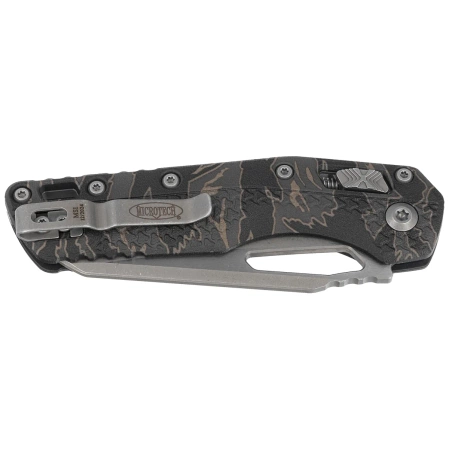 Nóż składany Microtech MSI S/E Tiger Stripe Camo Tri-Grip Polymer, Apocalyptic P/S M390MK by Tony Marfione (210T-11APPMTRC)