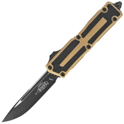 Nóż automatyczny OTF Microtech Scarab II Gen III S/E Tan Aluminium, Black M390MK by Tony Marfione (1278-1TA)
