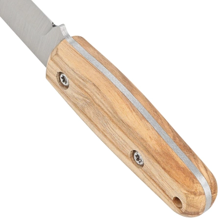 Za-Pas Knife Modern Pukko XS Ash Wood, Satin X50CrMoV15 (PK-J-X50)