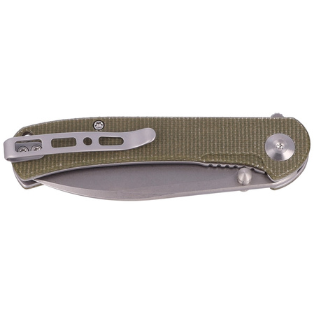 Nóż składany Sencut Scepter Olive Micarta, Stonewashed 9Cr18MoV (SA03E)