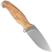 Viper Pointer Olive Wood, Satin N690Co by Tommaso Rumici Knife (V4870UL)