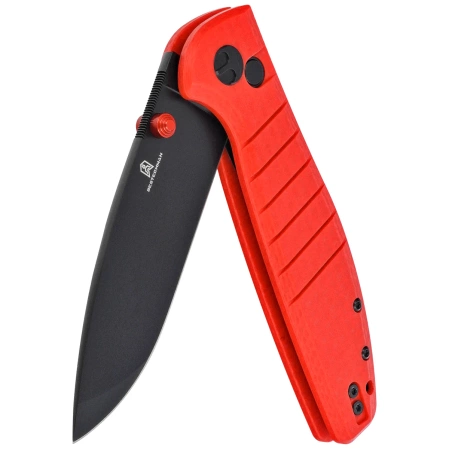 Nóż składany Bestechman Goodboy Red G10, Black PVD D2 by Keanu Alfaro (BMK04L)