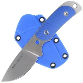 Real Steel Hunter 165 Blue G10, Stonewashed 12C27 knife (3534)