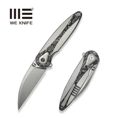 WE Knife Zenthra Titanium/Aluminium Foil Carbon, Satin M390 (WE24021C-4)