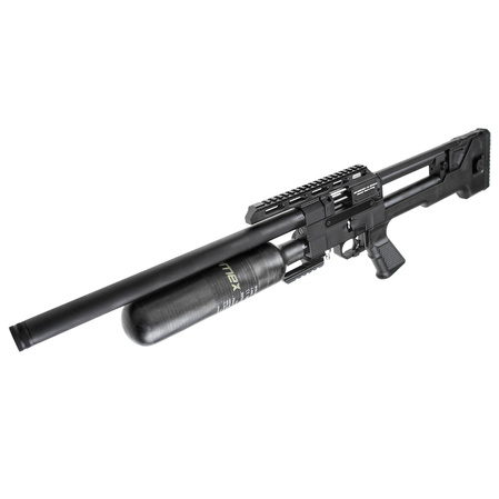 Reximex Throne Gen 2 Carbon 5.5mm PCP Air Rifle wwith Regulator and Sound Moderator