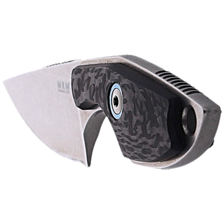 MKM Mikro 1 Carbon Fiber Neck Knife, Stonewashed M390 by Jesper Voxnæs (MKMR01-CF)