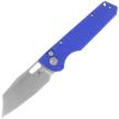 Bestechman Guardian Knife Blue G10 w/ Carbon Fiber Pattern, Satin D2 (BMK11D)