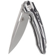 Nóż składany Bestech Ornetta Carbon Fiber / White G10, Stonewash / Satin N690 by Kombou (BL02C)