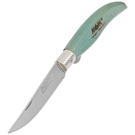 MAM Iberica S z blokadą, Turquoise Beech Wood, Steel HD knife (2011-TU)