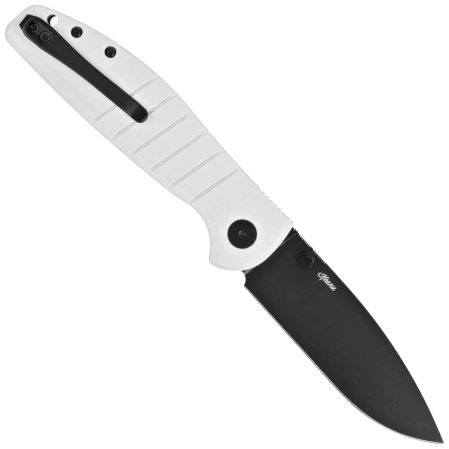 Bestechman Knife Goodboy White G10, Black PVD D2 by Keanu Alfaro (BMK04J)