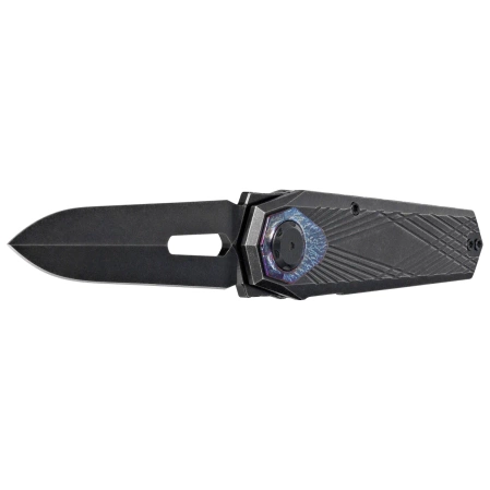 Remette RT-Infinite Power Knife Black Stonewashed Titanium, Black Stonewashed M390 (RTIP-S)