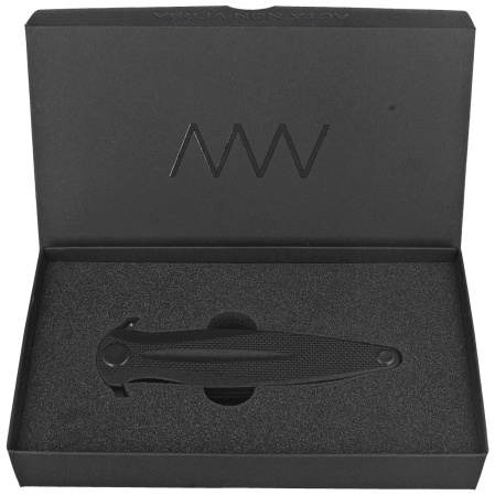 ANV Z400 BB Knife Black G10, Black DLC Sleipner (ANVZ400-015)