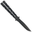 Martinez Albainox Balisong Knife Gray Stone Steel, Gray Stonewashed 3Cr13MoV (02105)