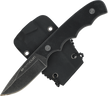 Nóż na szyję Tecnocut TCN3418 Neck Knife - Black G10, Black Stonewashed 440