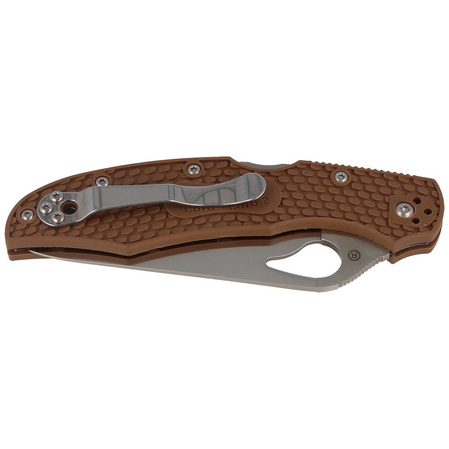 Spyderco Byrd Cara Cara 2 FRN Brown, PlainEdge (BY03PBN2)
