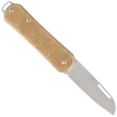 Fox Vulpis Brass, Polished M390 Pocket Knife (FX-VP108 OT)