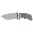 Spartan Blades Harsey Folder King Tut Bronze Titanium, Blue HW, Stonewashed MagnaCut by William W. Harsey (SF5KTUT)