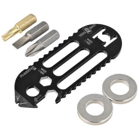 MultiTool Turq Gear Plankton Series Expansion (Tool No.6, bits, neodium magnet) Ceracote Graphite Black