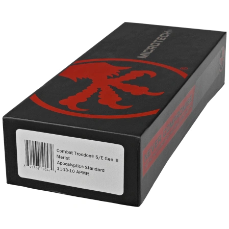 Microtech Combat Troodon Gen III S/E OTF Knife Merlot Aluminum, Apocalyptic M390MK by Tony Marfione (1143-10APMR)