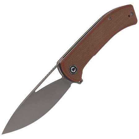 CIVIVI Riffle Brown Micarta, Stonewashed (C2024A)