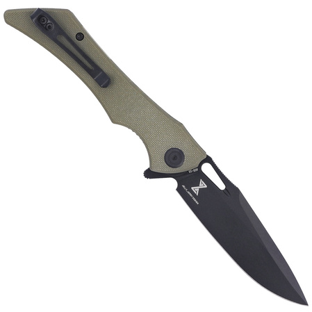 Kubey Raven KB245I Knife Green G10, Dark Stonewashed AUS-10 by Jelly Jerry