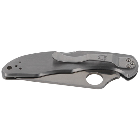 Spyderco Delica 4 Stainless Steel PlainEdge Knife (C11P)