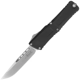 Microtech Combat Troodon Gen III S/E OTF Knife Black Aluminum, Stonewashed M390MK by Tony Marfione (1143-10)