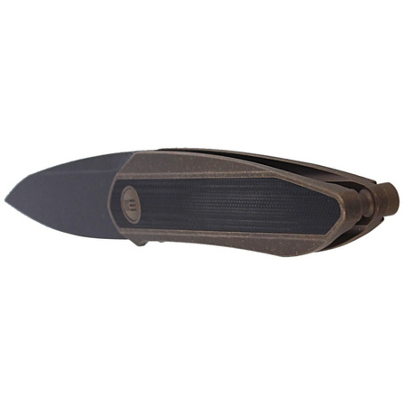 Nóż składany WE Knife Black Void Opus Bronze Titanium / Black G10, Black Stonewashed CPM 20CV by Justin Lundquist (2010C)