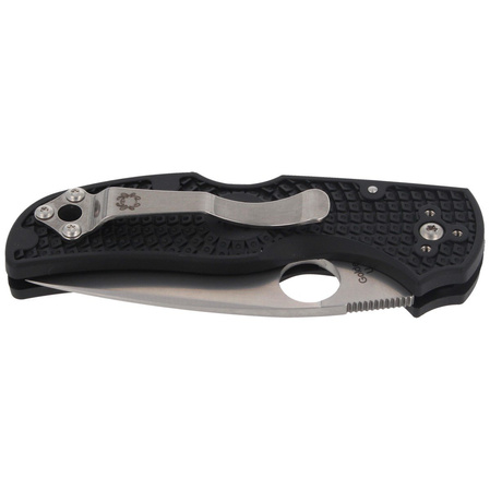Spyderco Native 5 Black FRN Knife, Satin CPM S30V by Sal Glesser (C41PBK5)