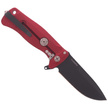 LionSteel SR22A Red Aluminum, Black Sleipner by Molletta (SR22A RB)