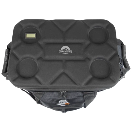 Pojemnik termiczny z termometrem Thermobag Picnic Bag With Pockets Black