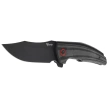 Reate Jack Jr. Knife Black Aluminium, Black DLC S30V (Jack Jr. BKAL DLC RDAL)