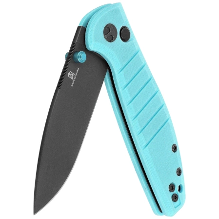 Bestechman Goodboy Jr. Knife Blue G10, Grey PVD D2 by Keanu Alfaro (BMK10D)