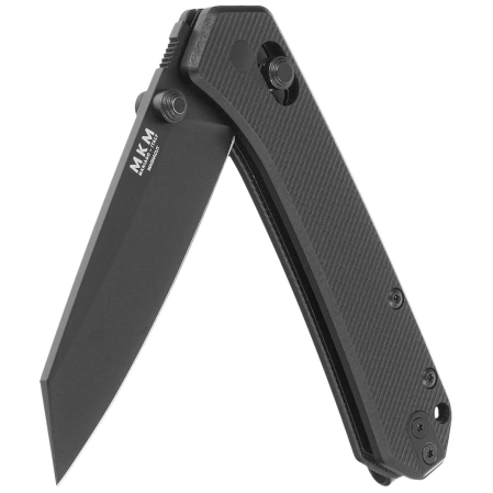 Nóż składany MKM Yipper Black G10, Black Top Shield MagnaCut by Ben Petersen (MK YP-GBKB)