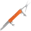 Fox Vulpis F4 Orange Aluminum, Polished N690Co Pocket Knife (FX-VP130-F4 OR)
