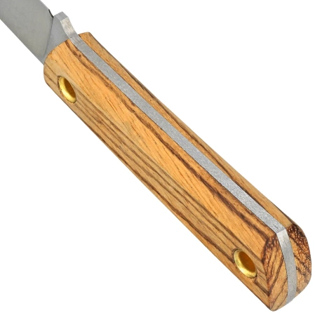 Za-Pas Knife EC95 Zebra Wood, Satin D2 (EC95-W-ZW)