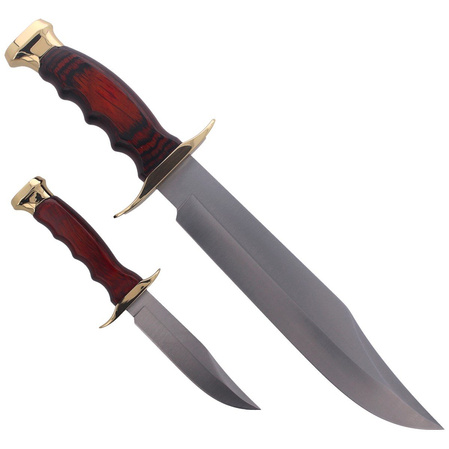 Zestaw noży Muela BW-22P: B-22 i BW-10 Pakka Wood, Satin X50CrMoV15