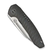 WeKnife Micro Trogon Tiger Stripe Titanium, Satin M390 by Brian Brown (WE24043-3)