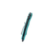 Kubey Rogue Pikal Karambit Knife Light Blue G10, Blackwashed 14C28N by MUZI Design (KU298D)