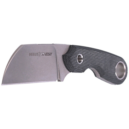 Viper Knife Berus2 Black Canvas Micarta, Stonewashed by Rumici (VT4014CB)