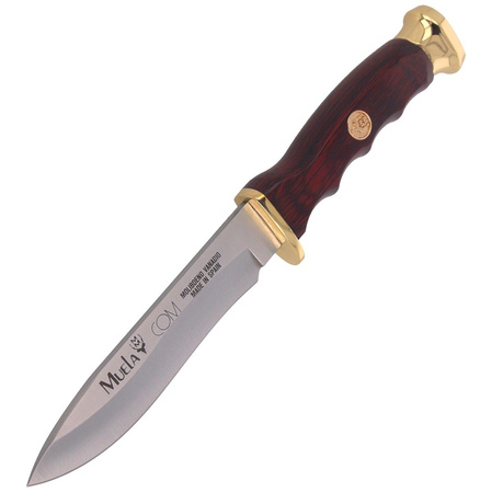 Muela COMF-10 Pakka Wood Knife, Satin X50CrMoV15