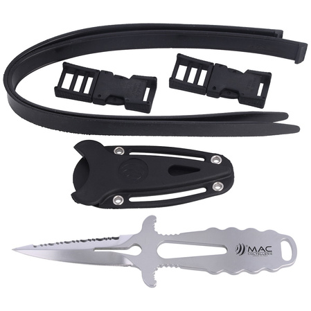 MAC Apnea 9 Skeleton Diving Knife, Mirror W 1.4060 (APN09)