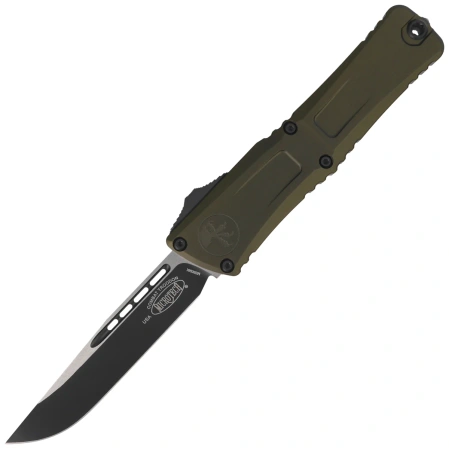 Microtech Combat Troodon Gen III S/E OTF Knife OD Green Aluminum, Black M390MK by Tony Marfione (1143-1OD)