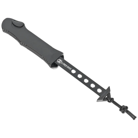 Nóż automatyczny OTF Heretic Hydra R/E Black Aluminium, Stonewashed MagnaCut by Tony Marfione Jr.